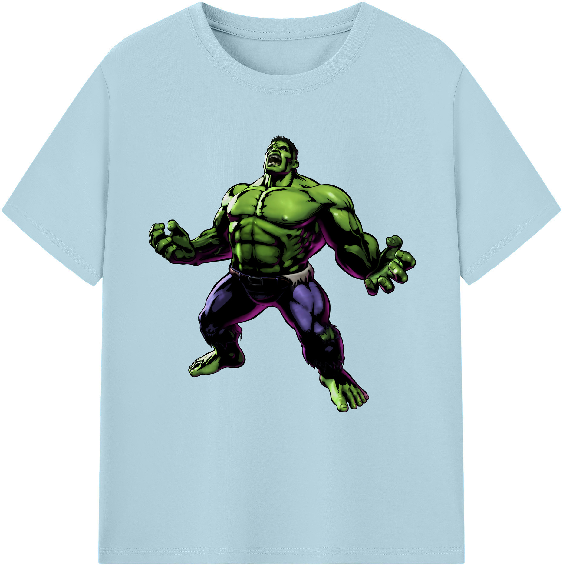 （画像用） アベンジャーズ The Avengers 綿100％半袖Tシャツ（フロントプリント）